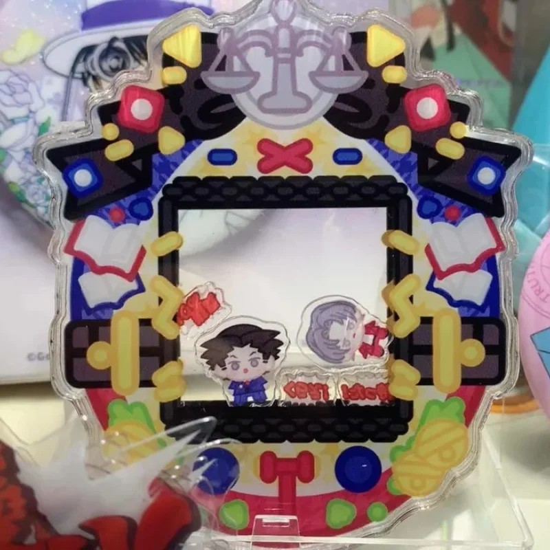 Móc khóa Shaker Ace Attorney Gyakuten Saiban Standee Acrylic trang trí mô hình nhân vật Phoenix Wrig