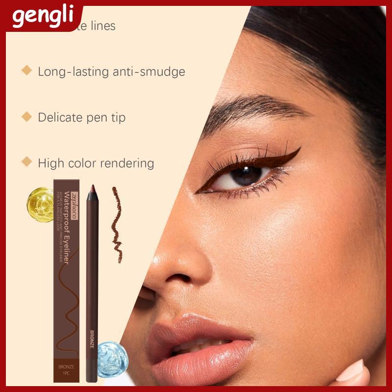 [GL] Bút kẻ mắt chống thấm nước Colorfast Lâu trôi Chống nhòe Qui Sấy khô Chống mồ hôi Mịn màng Bút 