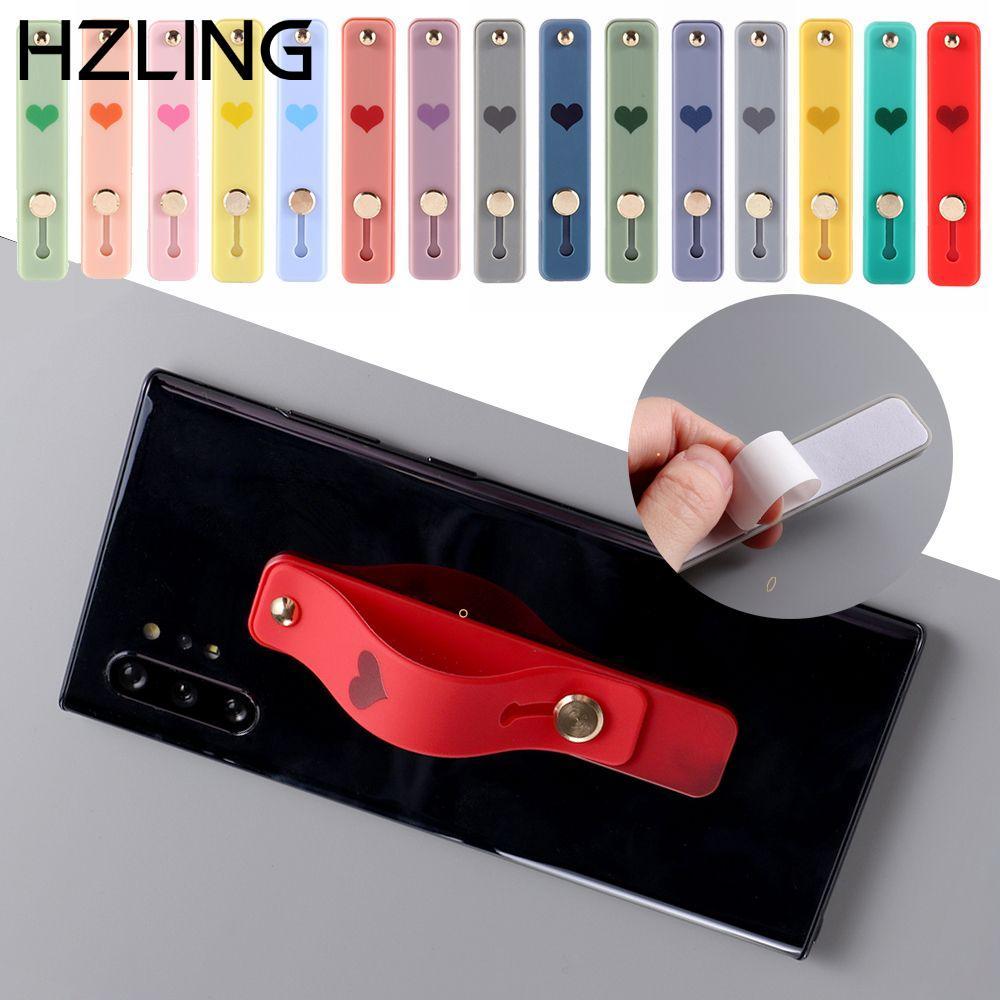 HZLING Nhẫn đeo tay bằng silicon màu kẹo