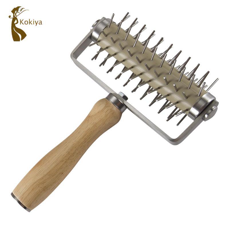 Pizza Dough Docker Roller Thép không gỉ Pie Crust Pastry Maker Home Dough Holes Maker cho bánh Cooki