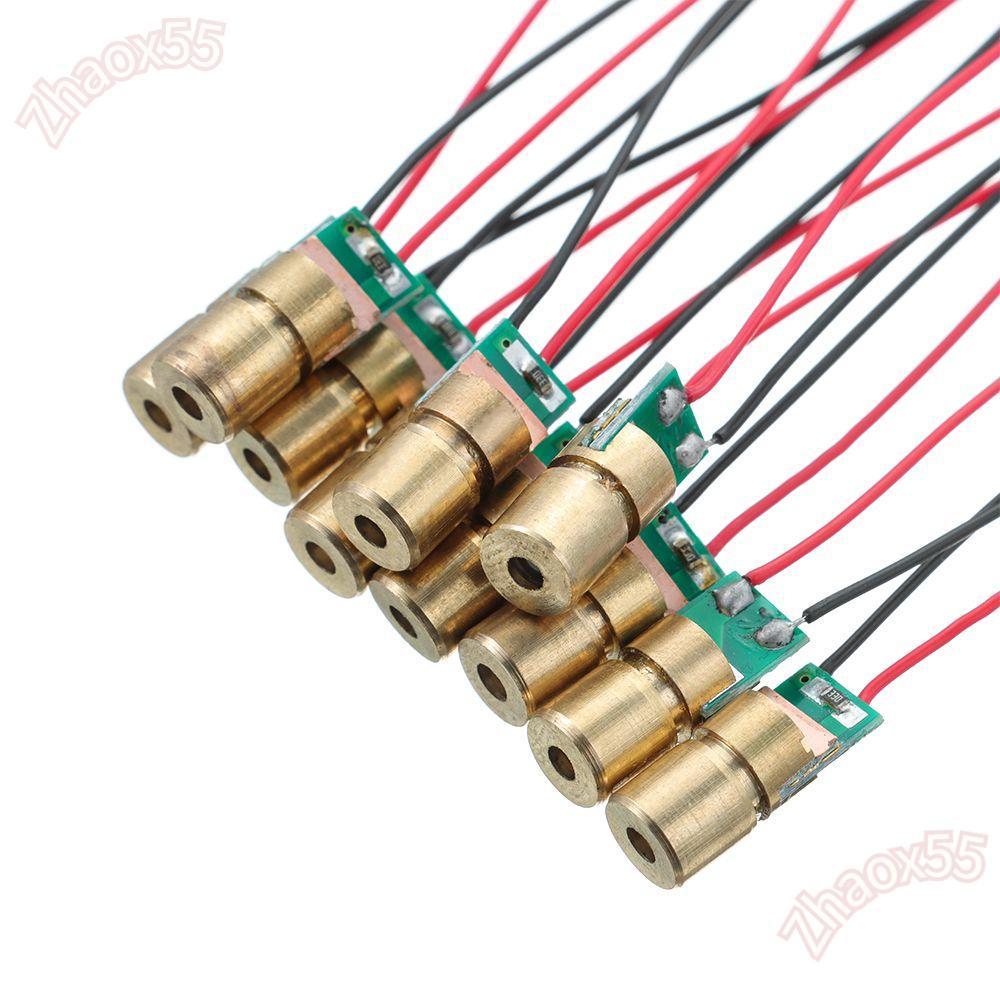 ZHAOX 1 / 3 / 5 / 10pc Điốt Laser 5 triệu watt Red Sight Bán chạy Mô-đun Diode Chấm