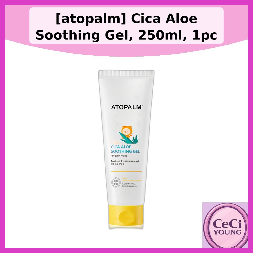 [atopalm] Gel làm dịu nha đam Cica, 250ml, 1pc / Gel Cica Hàn Quốc / Giảm da nhạy cảm / Chính hãng 1