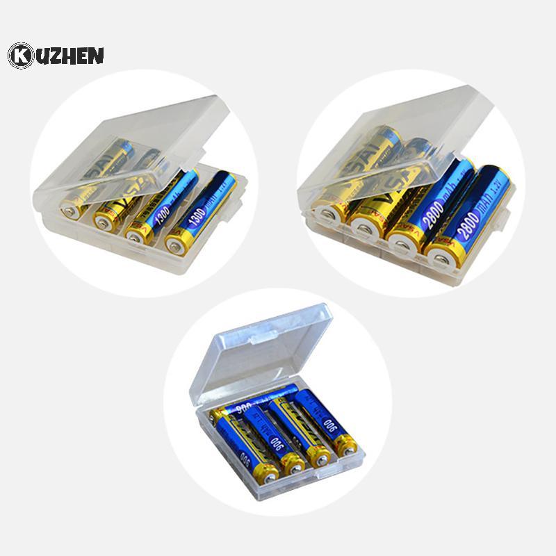 KUZHEN AAA / AA sang C / D Pin Pin Pin Hộp Bảo Quản Bộ Chuyển Đổi AAA AA Hộp Đựng Hộp Chuyển Đổi HOT