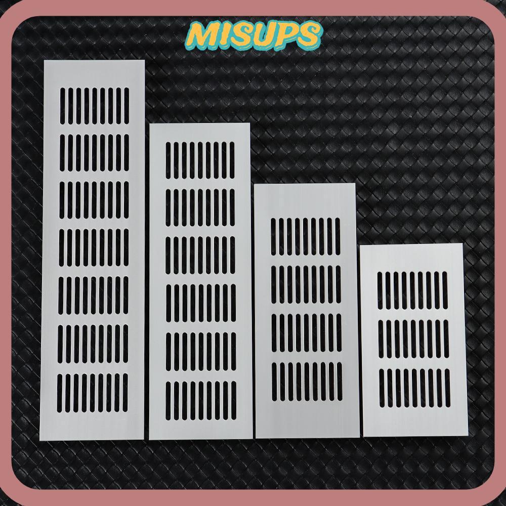 MISUPS Lỗ Thông Hơi Bao Grommet Nhà Tủ Quần Áo Giày Louver Hợp Kim Nhôm Lỗ Đồ Trang Trí