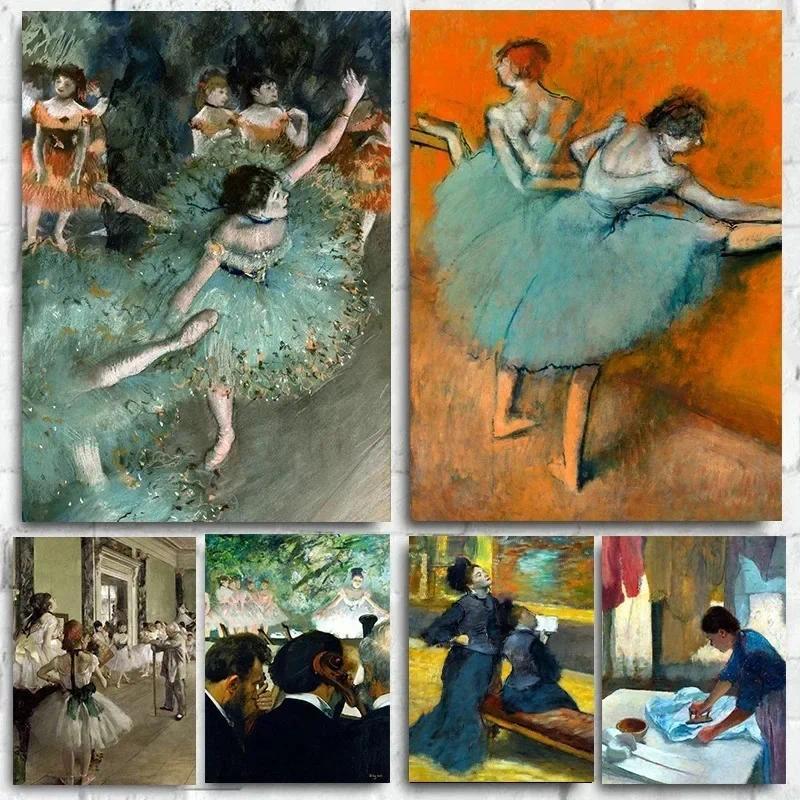 Tranh Canvas Nghệ Thuật Treo Tường Edgar Degas Vũ Công Diễn Tập Tác Phẩm Nghệ Thuật Nổi Tiếng Poster