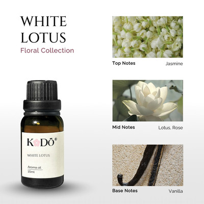 Tinh Dầu Nước hoa KODO White Lotus Hương Sen Trắng Thanh Khiết, Thư Thái
