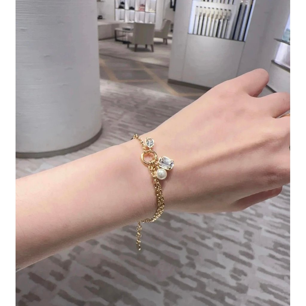 214776[D Home 2024 Vòng tay hai kim cương ngọc trai]