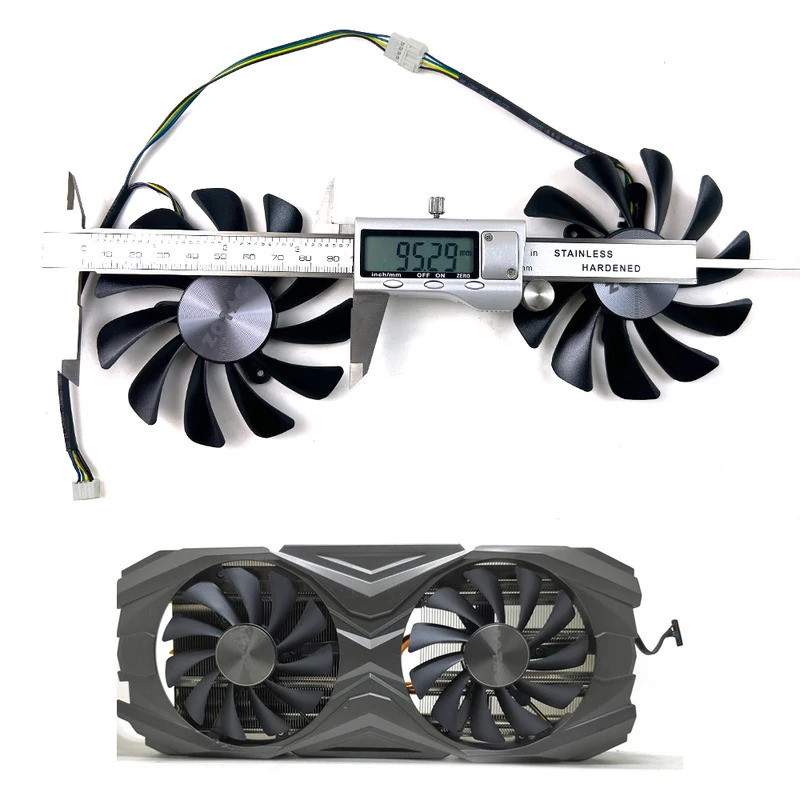 Quạt Làm Mát MỚI 95mm 4pin GAA8S2U Dành Cho ZOTAC GeForce GTX 1070Ti 1080 Ti GTX1070 Ti GTX1080Ti AM