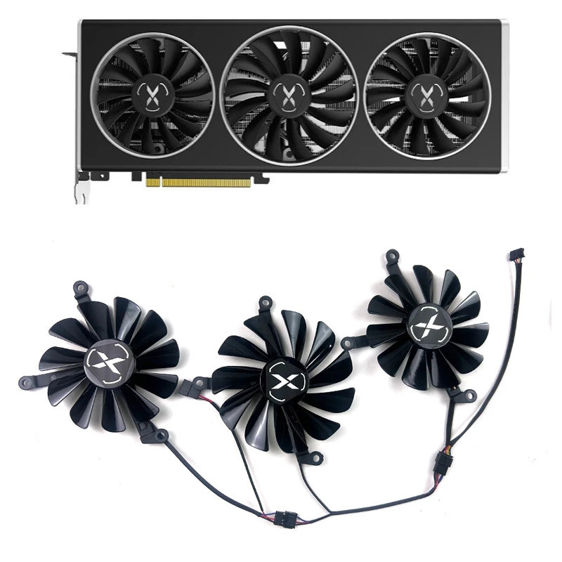 Quạt làm mát DIY MỚI Radeon RX 6700XT QUẠT cho XFX RX6700 XT 12GB Phiên bản nước ngoài 6750XT 85MM 9