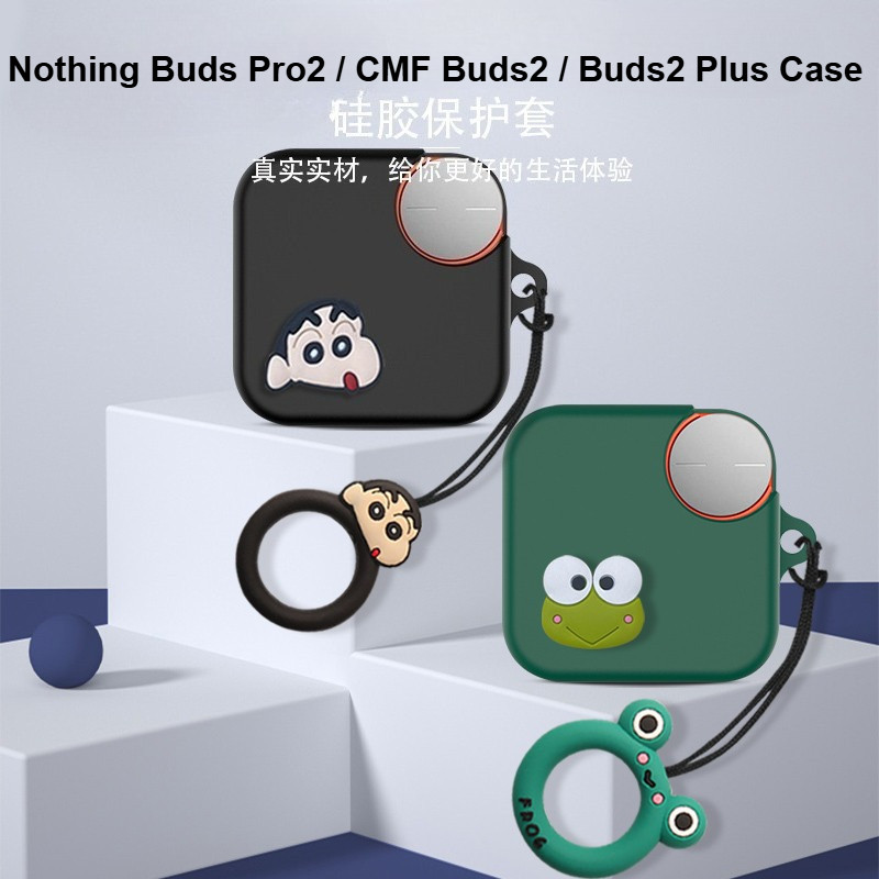 Case for CMF By Nothing Buds 2 Cartoon Stitch Snoopy Lanyard CMF Buds2 Plus Silicone Soft Case CMF N