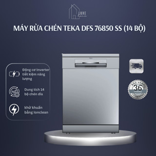 Máy rửa chén độc lập TEKA DFS 76850 220 50 SS (14 bộ) - Bảo Hành 36 Tháng