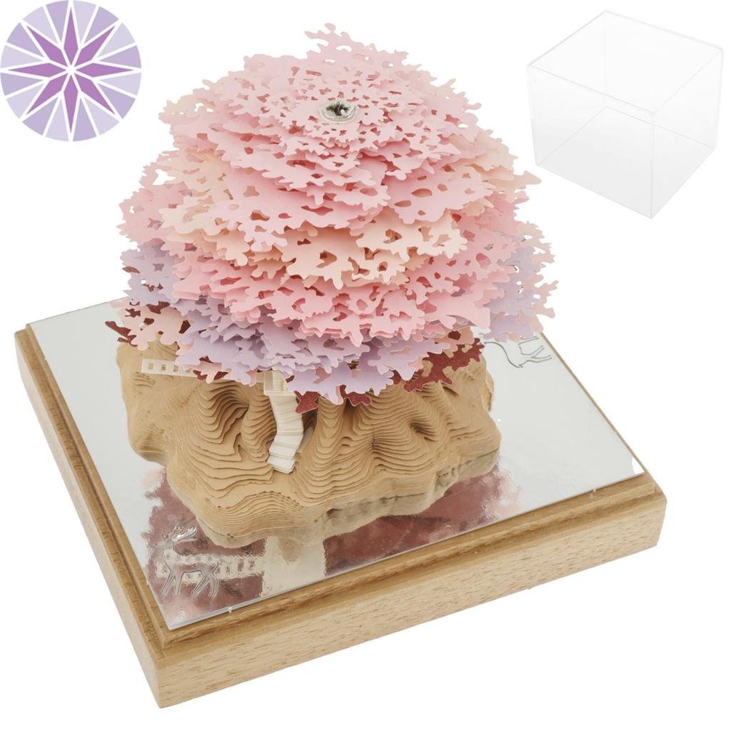 3D Memo Pad Tree House 3D Notepad Trang trí 3D Giấy dán ghi chú di động 3D Memo Pad Art 3D Giấy dán 