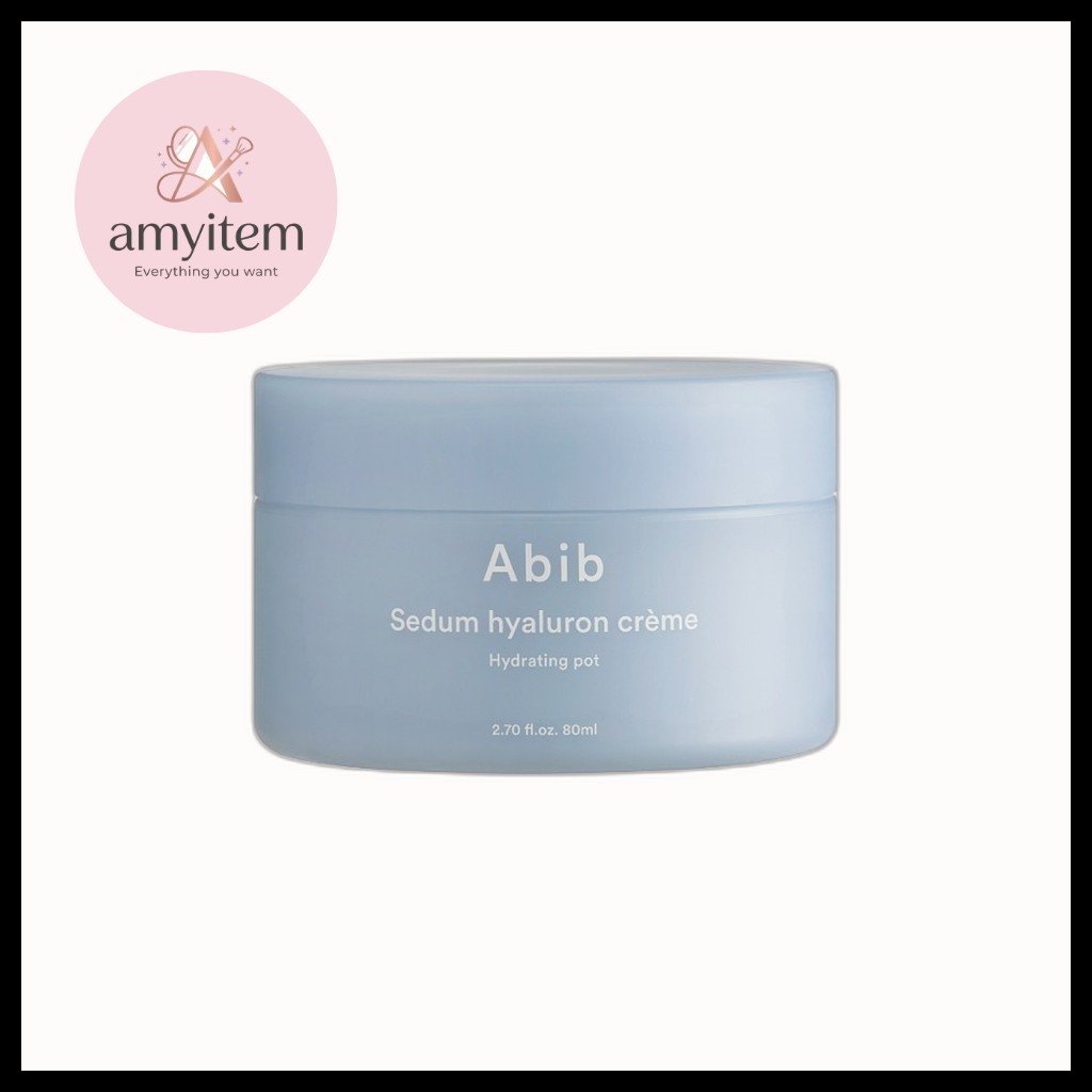 [Abib] Chậu dưỡng ẩm Sedum Hyaluron Creme 80ml / Kem dưỡng ẩm Hàn Quốc / Kem nhẹ / Chính hãng 100% c