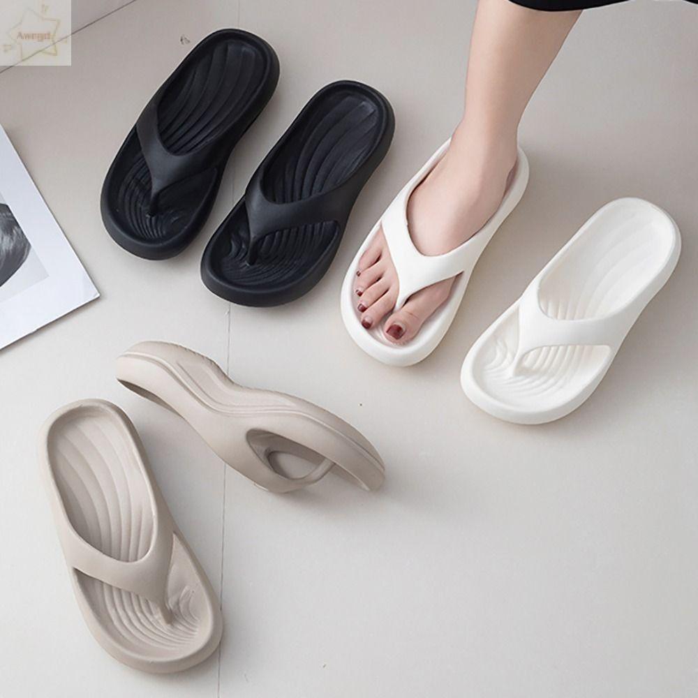 Dép xỏ ngón AWNGD, Giày thang máy đế dày chống trượt, Dép thoáng khí chống thấm nước thoải mái hợp thời trang cho khách sạn mặc ngoài trời