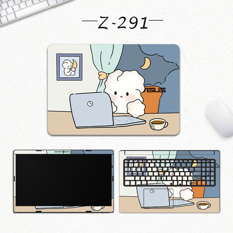 ASUS Zenbook S16 UX5606S 3 Chiếc ABC Không Còn Lại Costomized Máy Tính Laptop Precut Decal Da Vinyl 