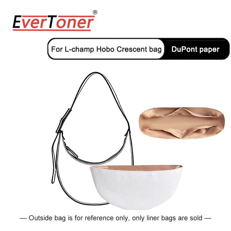 EverToner Túi Tổ Chức Chèn Cho Longchamp Hobo Lưỡi Liềm Nách Túi Lót Bên Trong Túi