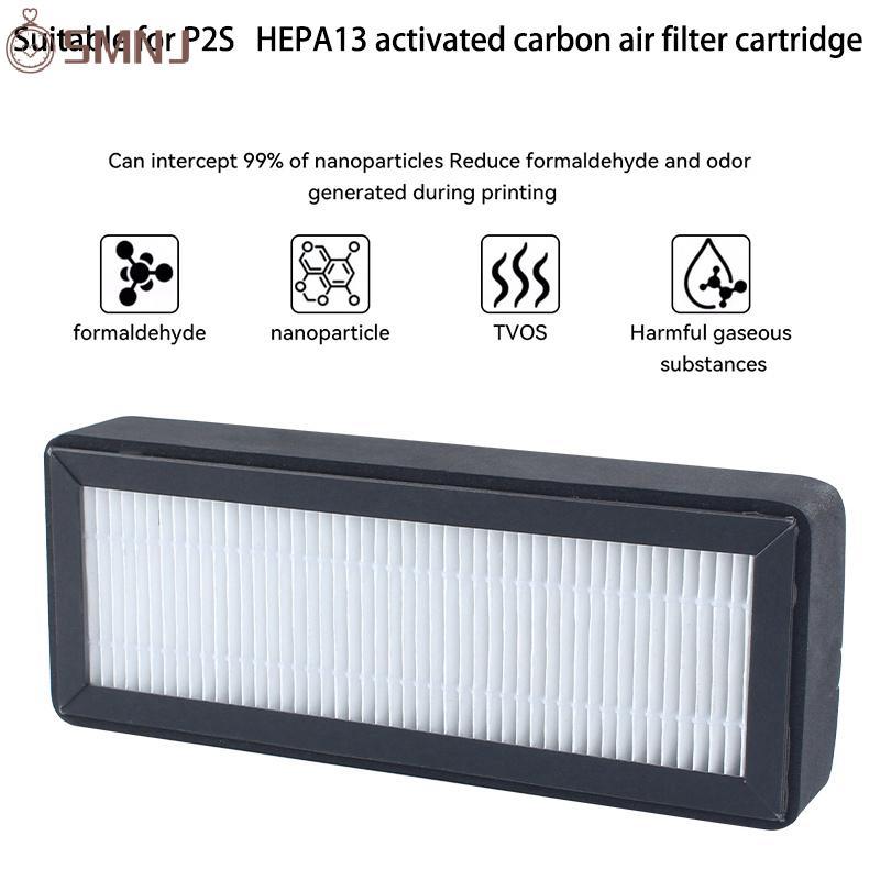 SMNJ P2S Nâng Cấp Air Fiter Cho Bambu Lab P2S Lọc HEPA 13 Than Hoạt Tính Carbonbo Lọc Không Khí Bamb