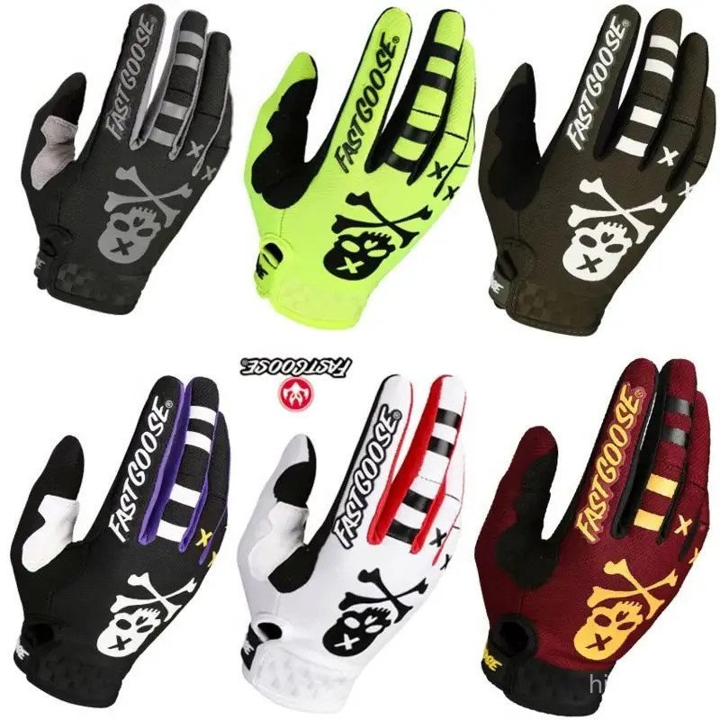 Găng tay MX chống trượt mới có lưới thoáng khí & tay cầm bằng silicon Găng tay xe máy Motocross bền 
