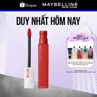 Son Kem Lì 16h Lâu Trôi Maybelline New York Super Stay Matte Ink City Edition Lipstick 5ml