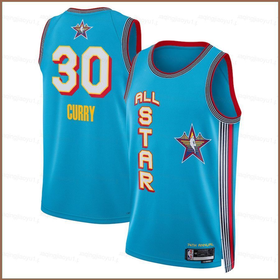 Áo jerseyStephen Curry NBA All-Star 2025 cho trẻ em và người lớn, số 30