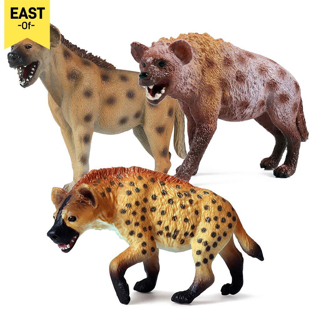 EASOF Spotted Hyena Model Đồ chơi giáo dục Quà tặng học tập sớm Mô phỏng động vật hoang dã
