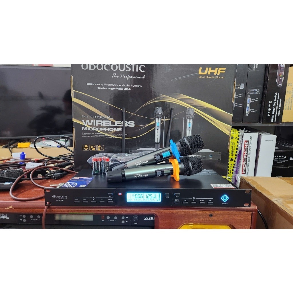 Micro dBAcoustic K4000 | Micro Không Dây Chính Hãng + Tặng Kèm Pin Sạc DbAcoustic