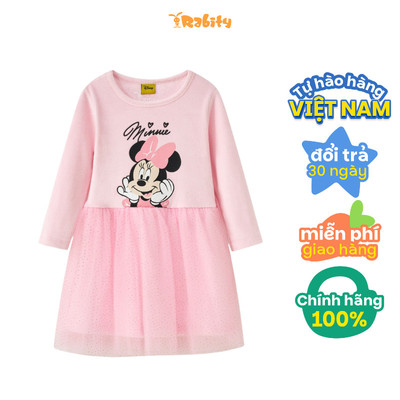   Đầm thun dài tay bé gái Rabity 551.008
