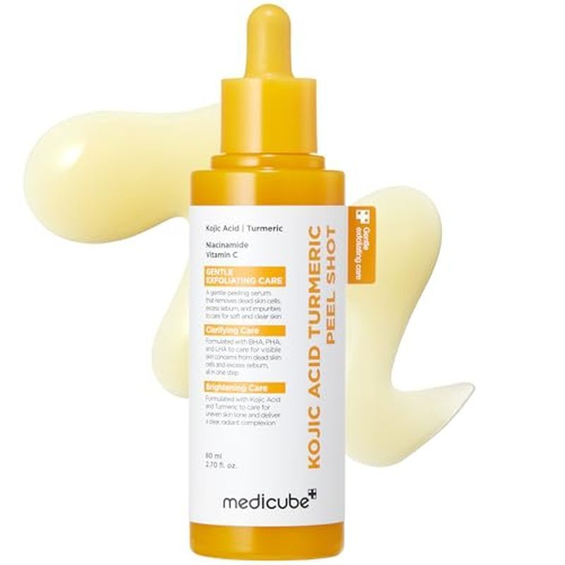Medicube Peel Shot với nghệ | Đặt lại trong một bước | Serum tẩy tế bào chết nhẹ nhàng với BHA, LHA 