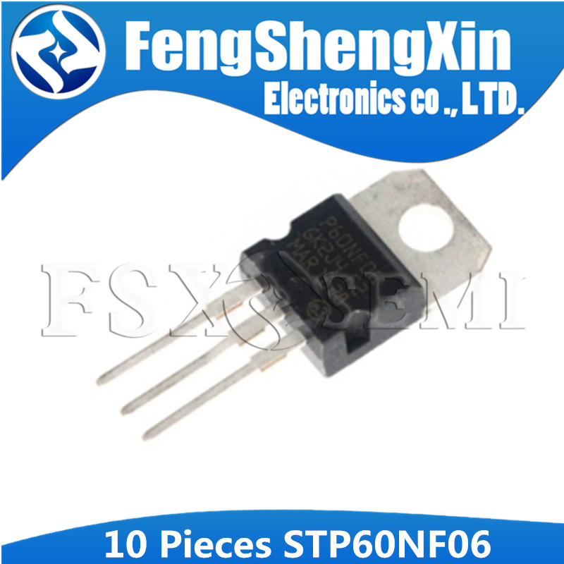 10 CÁI STP60NF06 TO220 P60NF06 TO-220 STP60NF06L 60NF06 MOSFET Nguồn