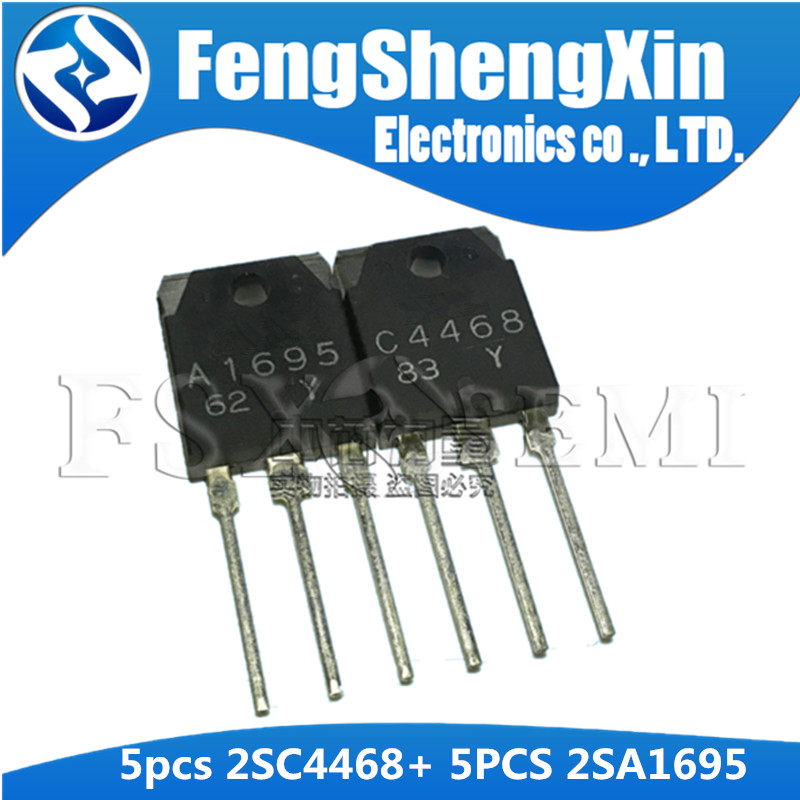 10 Cái / lốc 2SC4468 2SA1695 TO-247 5 Chiếc C4468 + 5 Chiếc a1695 Điện Transistor