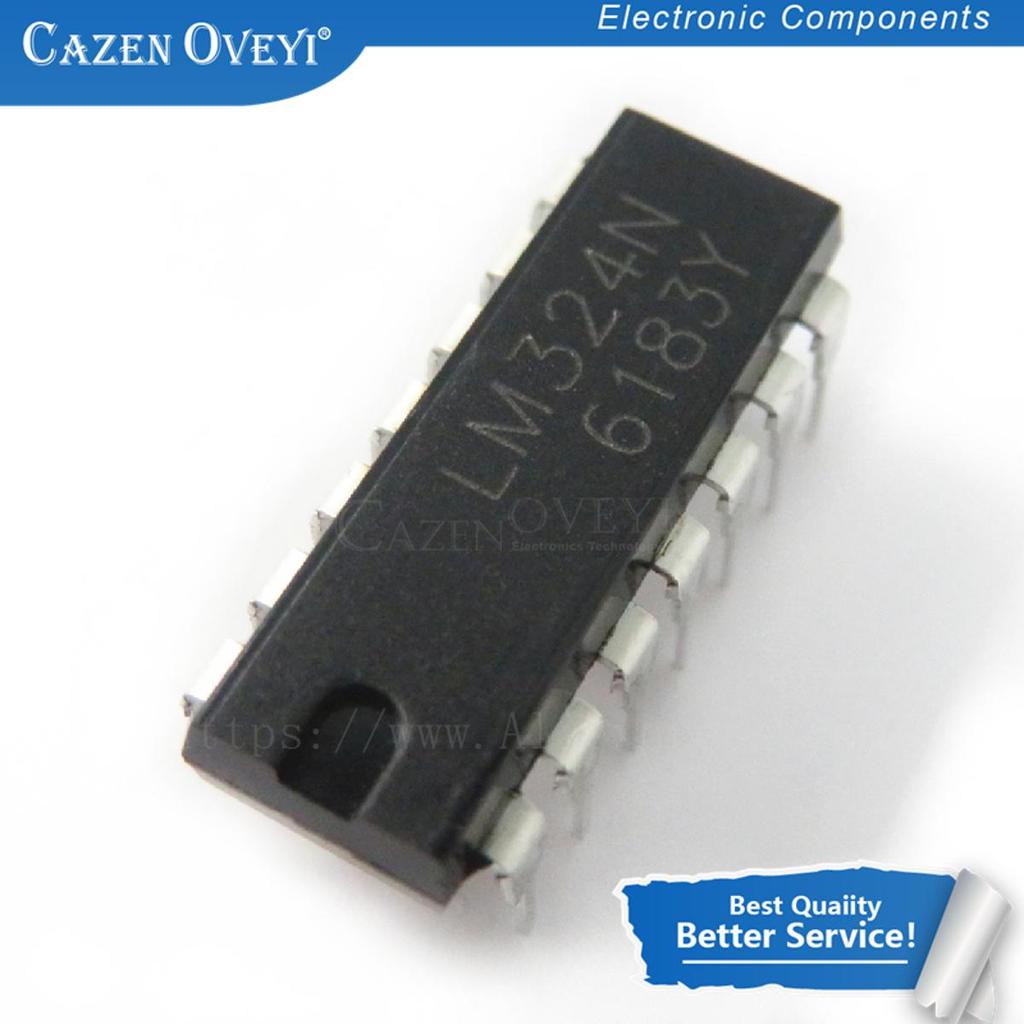 10 Cái / lốc LM324N DIP14 LM324 DIP DIP-14 Còn Hàng