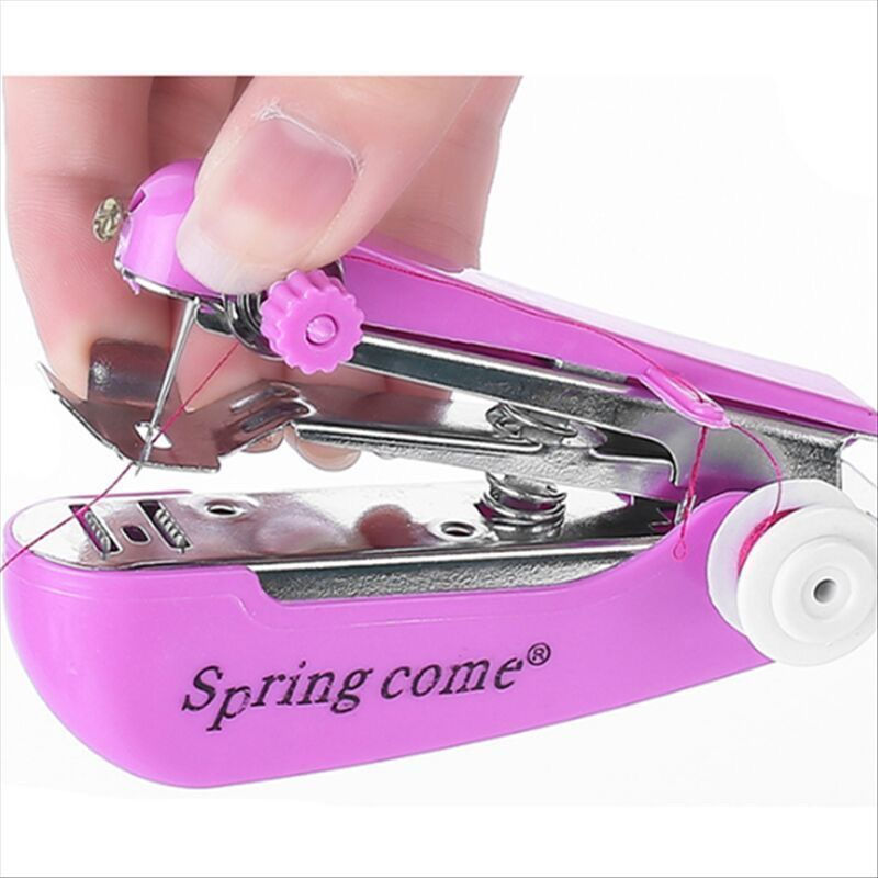 New Product#Portable Small Mini Manual Sewing Machine for Home Use, Multifunctional Simple Handheld 