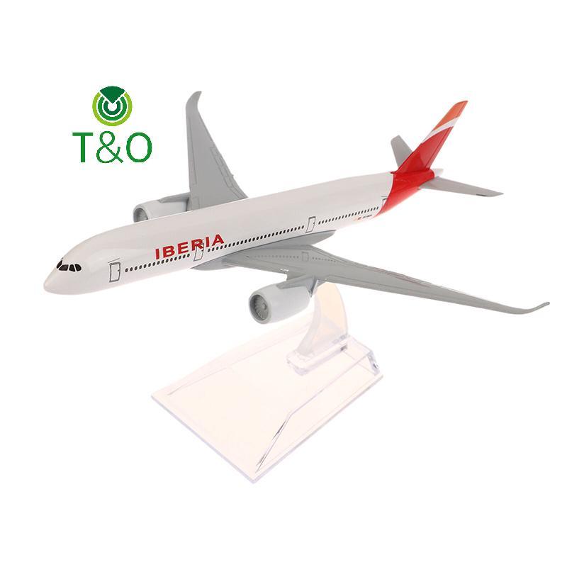 [T & O-t] 16CM Iberia 330 Hợp Kim Máy Bay Mô Hình Tỉ Lệ 1: 400 Máy Bay Kim Loại Bản Sao Diecast Máy 