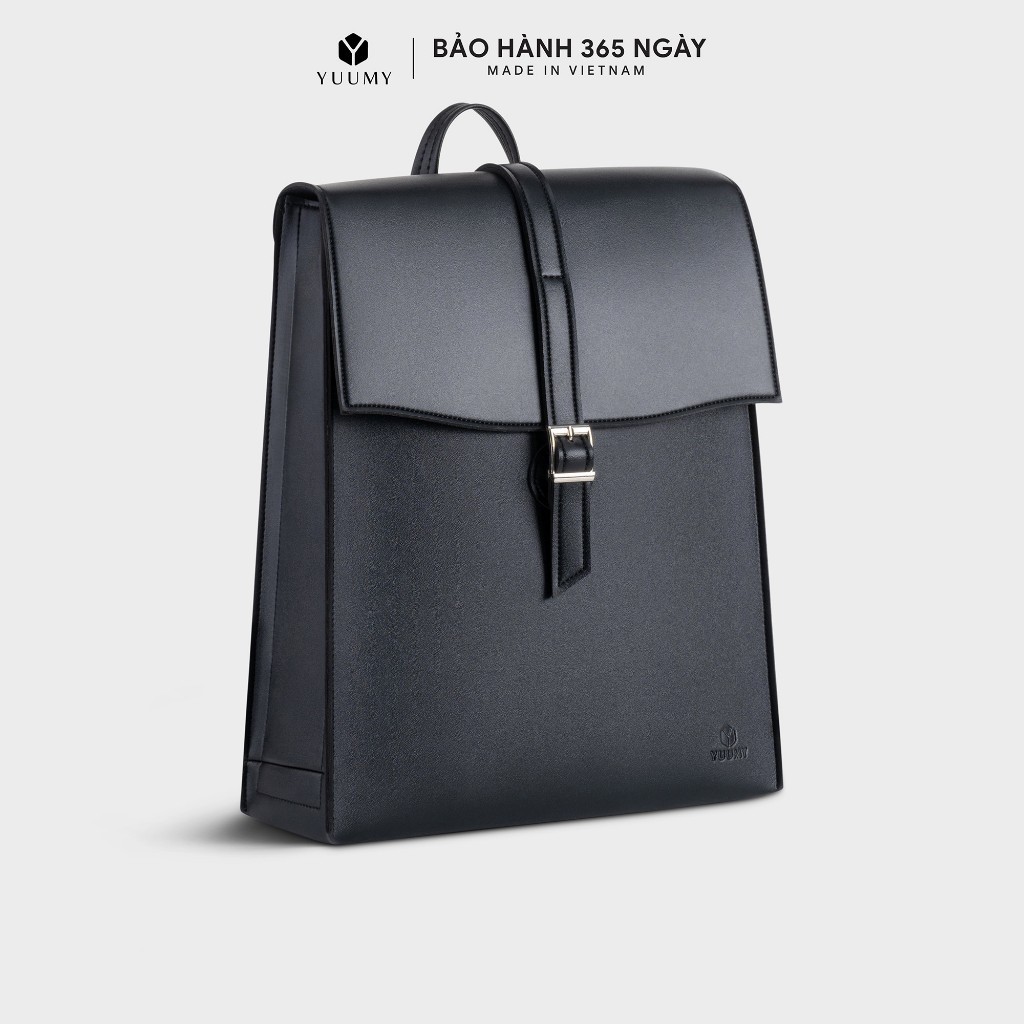 Balo Yuumy (Thời trang nữ phối nắp gập thời trang cỡ lớn - Balo da 
Seasand YBA73)