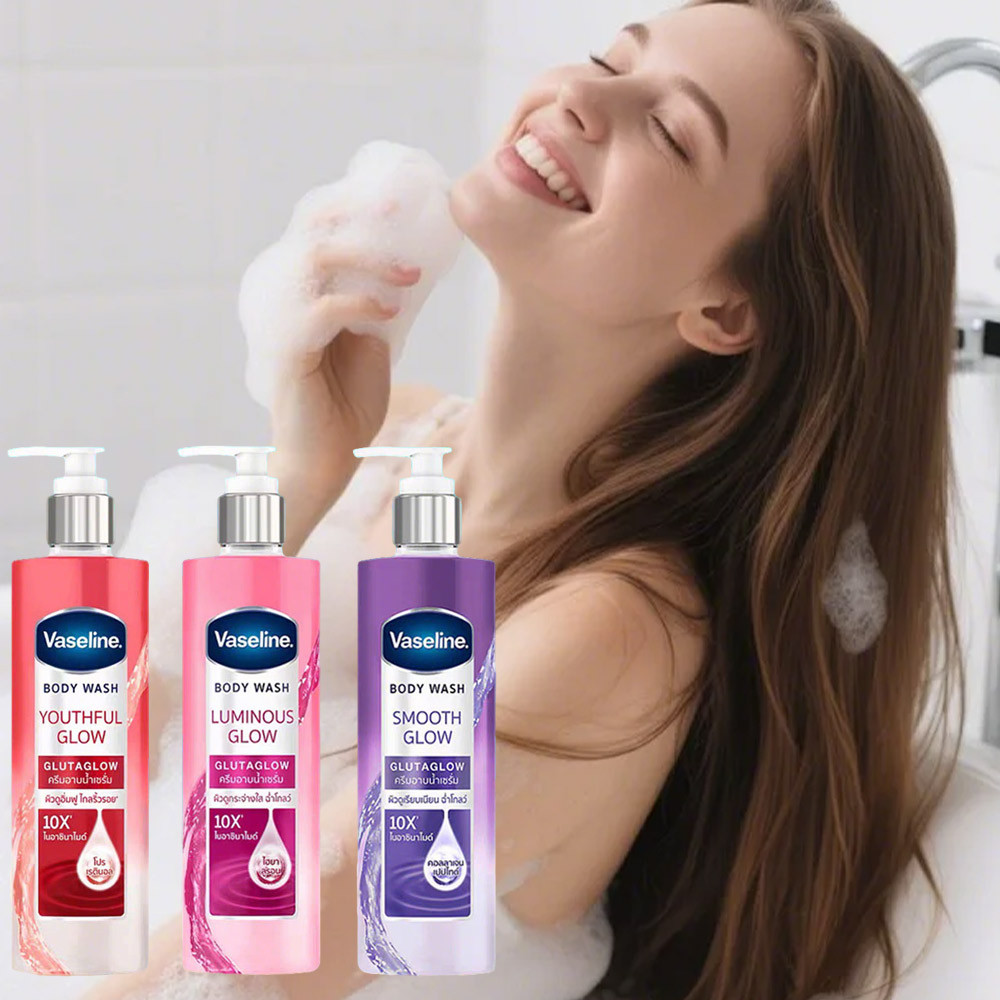 Vaseline Body Wash Shower Cream Bath Nourish Healthy Skin 425ML