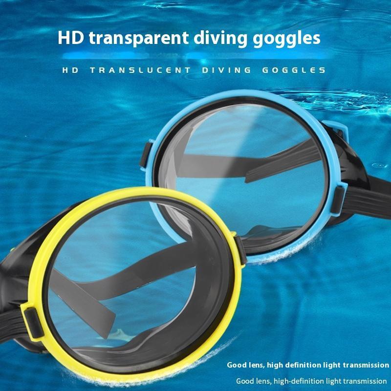 Mặt nạ lặn cho bé DRH Kids - Hình bầu dục, chống sương mù, tầm nhìn rộng, kính cường lực