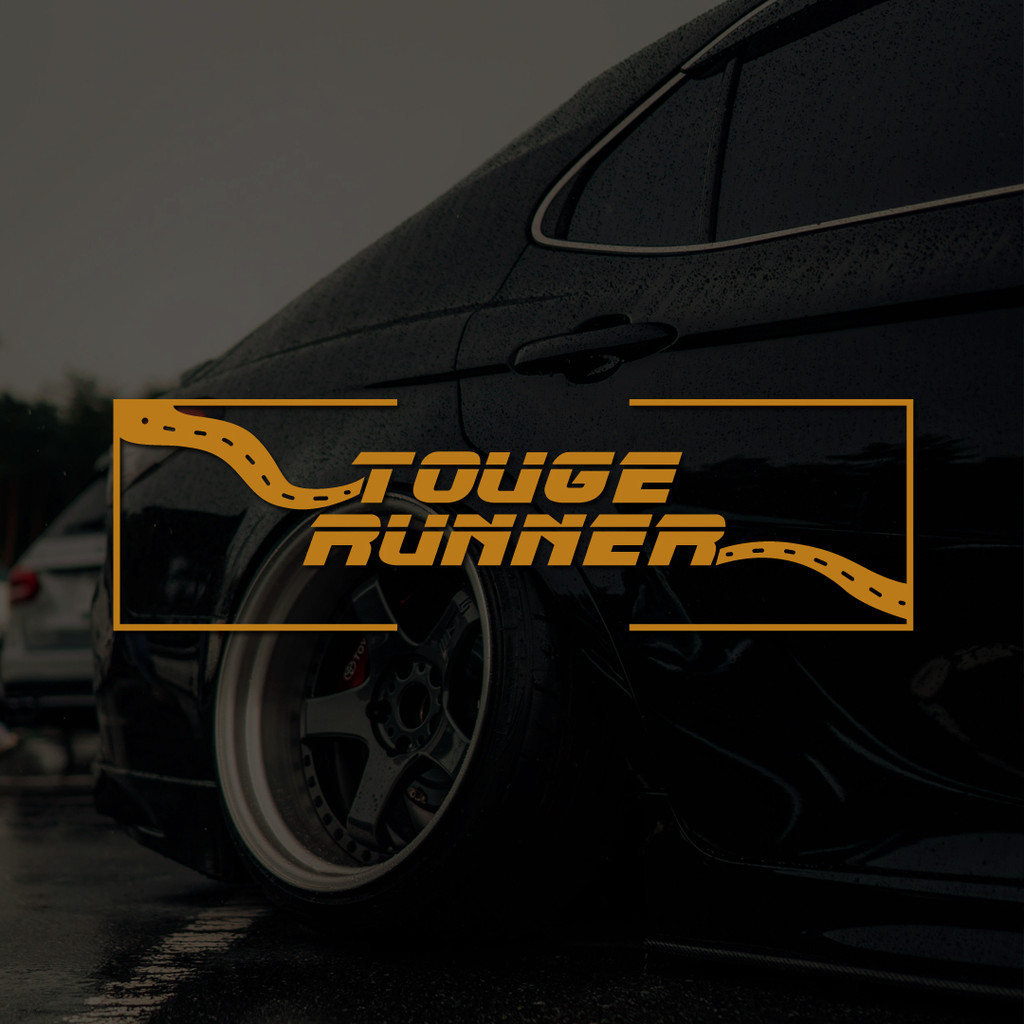 Touge Á hậu jdm tát nhãn dán Vinyl Sticker Decal - JDM Drifting Phụ kiện ô tô Trang trí kéo hoa văn 