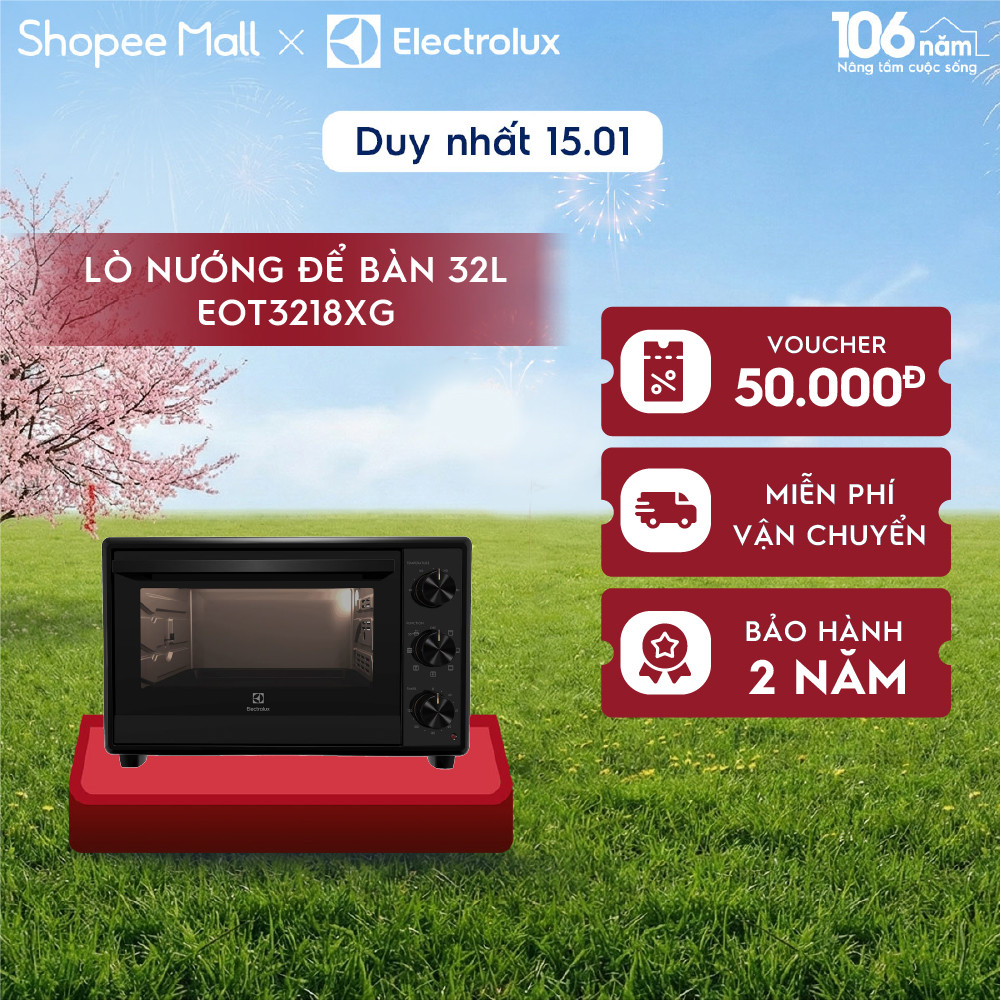 Lò nướng để bàn đa năng Electrolux UltimateTaste 500 32L - EOT3218XG