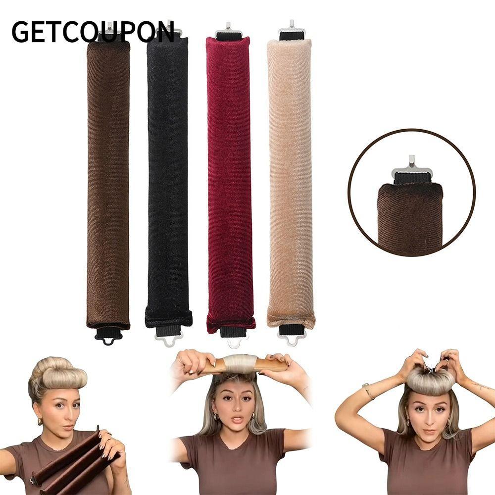 GETCOUPON Lazy Heatless Curling Rod, Sponge Curling Big Wave Non-Heat Curling Irons, Lazy Curl Wand 