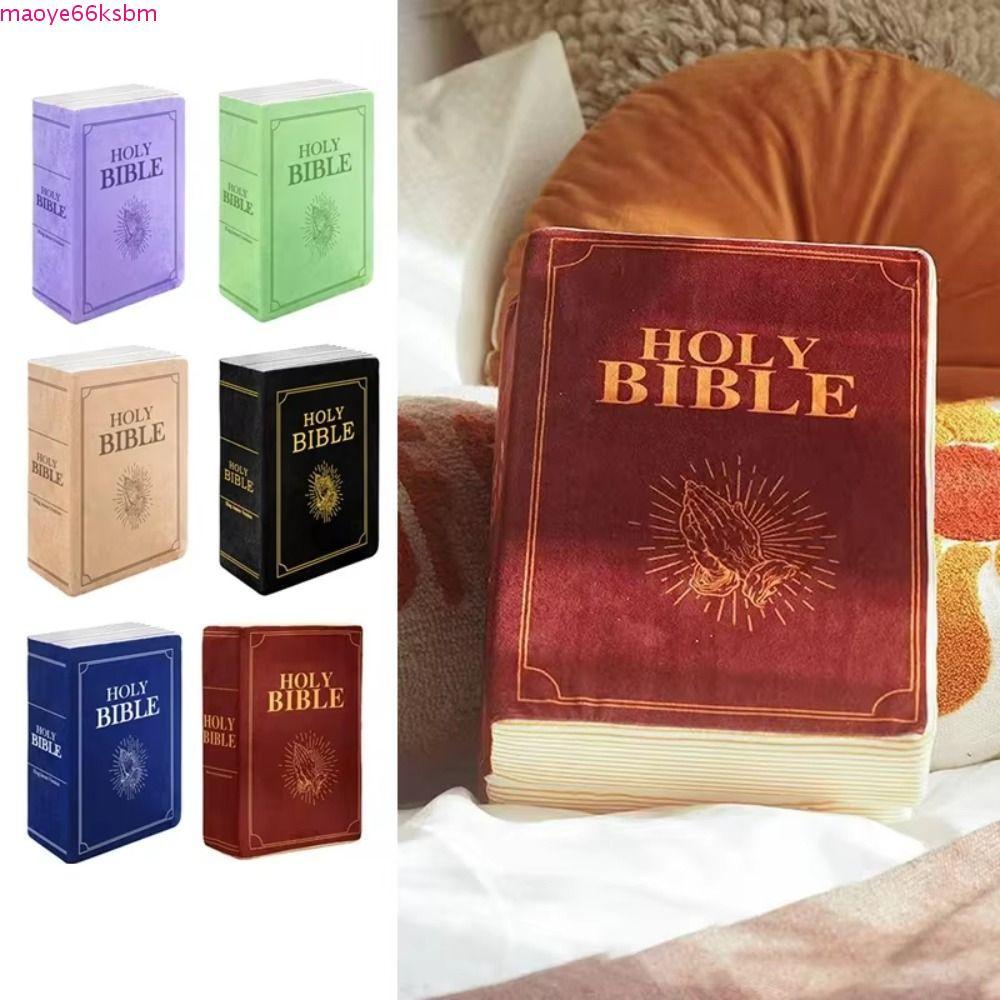 Gối Kinh Thánh ZORVEX, Gối Sofa Nhìn Thực Tế Gối Ném Kinh Thánh, Trang Trí Nhà Phòng Khách 33 * 22cm