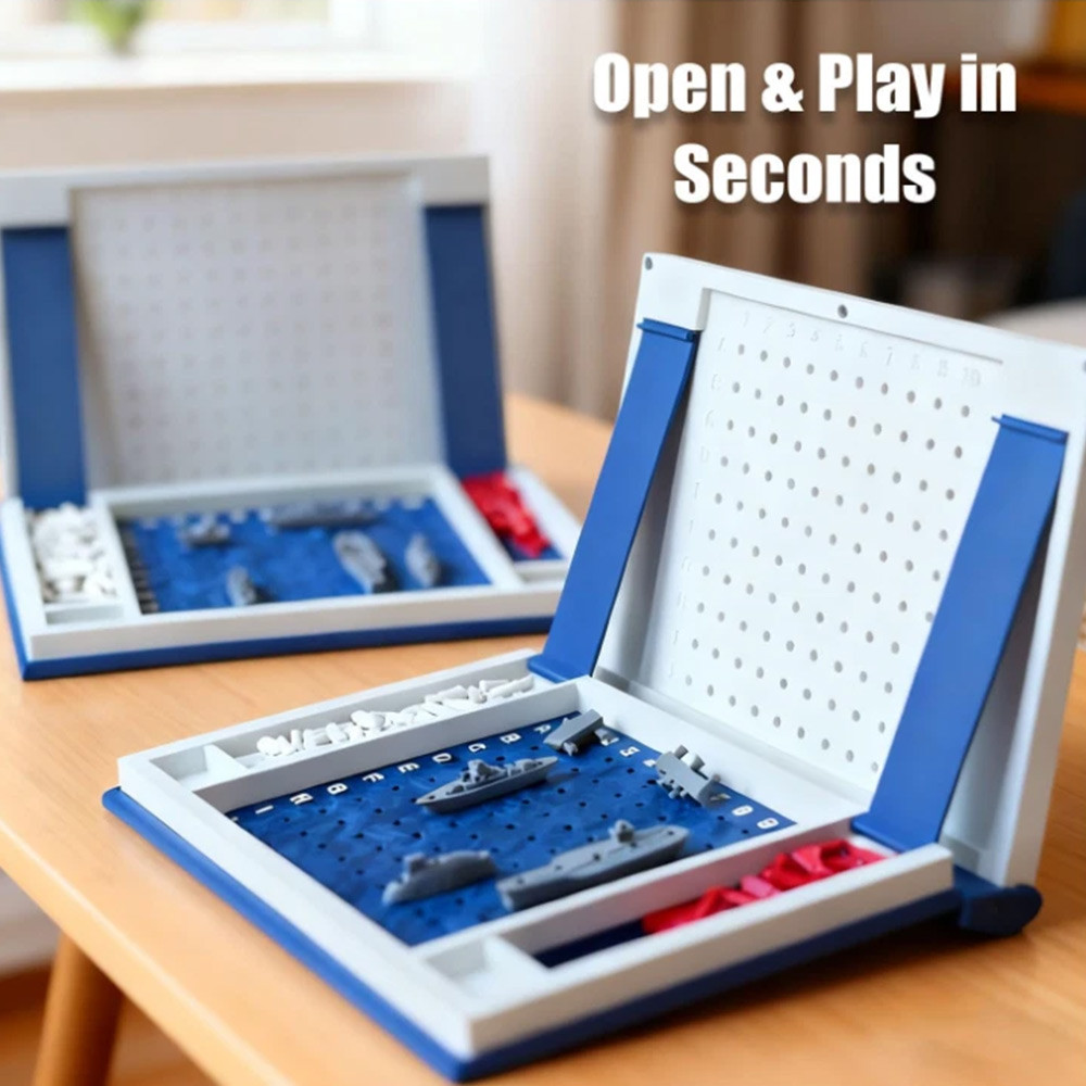 Playbook'd Chess, 3D Printed Chess Book Books Design Folding Board Game for Adults