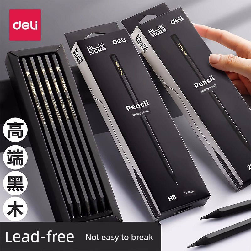 Deli Nút Sai 10 Đóng Hộp Bút Chì Màu Dành Cho Học Sinh Và Trẻ Em Tranh Tô Màu Bàn Chải Dụng Cụ Vẽ Tr