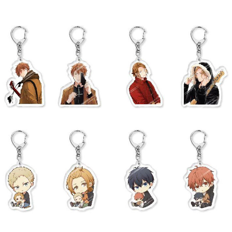GIVEN HOT BL Anime New Acrylic Keychain Key Chain Bag Charms