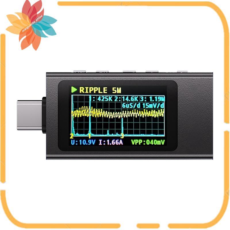 Máy đo công suất KWS-X1 Máy kiểm tra Type-C Màn hình kỹ thuật số đa chức năng DC Ampe kế điện áp Đồn