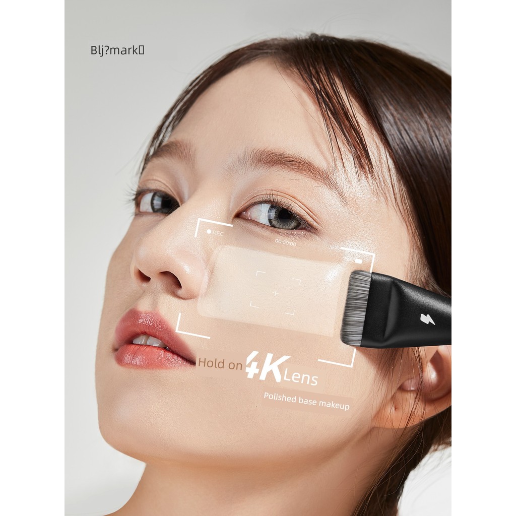BLJ Đánh Dấu Flat Foundation Brush Flat Head Flat Head Flat Head Bột Chống Ăn Siêu Mỏng Trang Điểm N