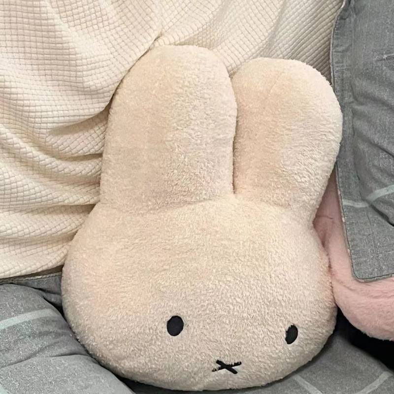 INS Miffy Rabbit Pillow Cute Rabbit Plush Doll Bedroom Sofa Bed Doll Pillow Mwqq