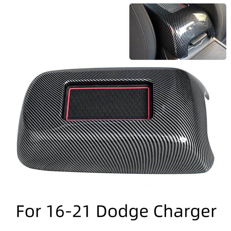 Hộp Tay Trang Trí Bao Da Miếng Dán Trung Tâm Sợi Carbon Thích Hợp Cho 16-21 Dodge Charger Dodge Dodg