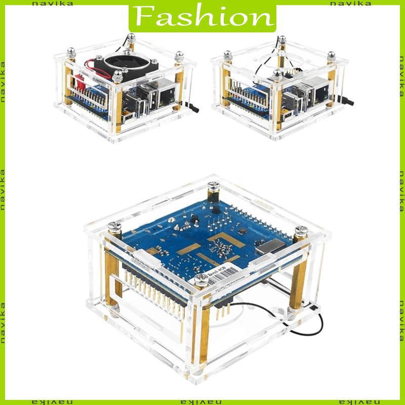 Quạt tản nhiệt vỏ Acrylic bền NA cho phụ kiện vỏ bọc Orange Pi Zero3