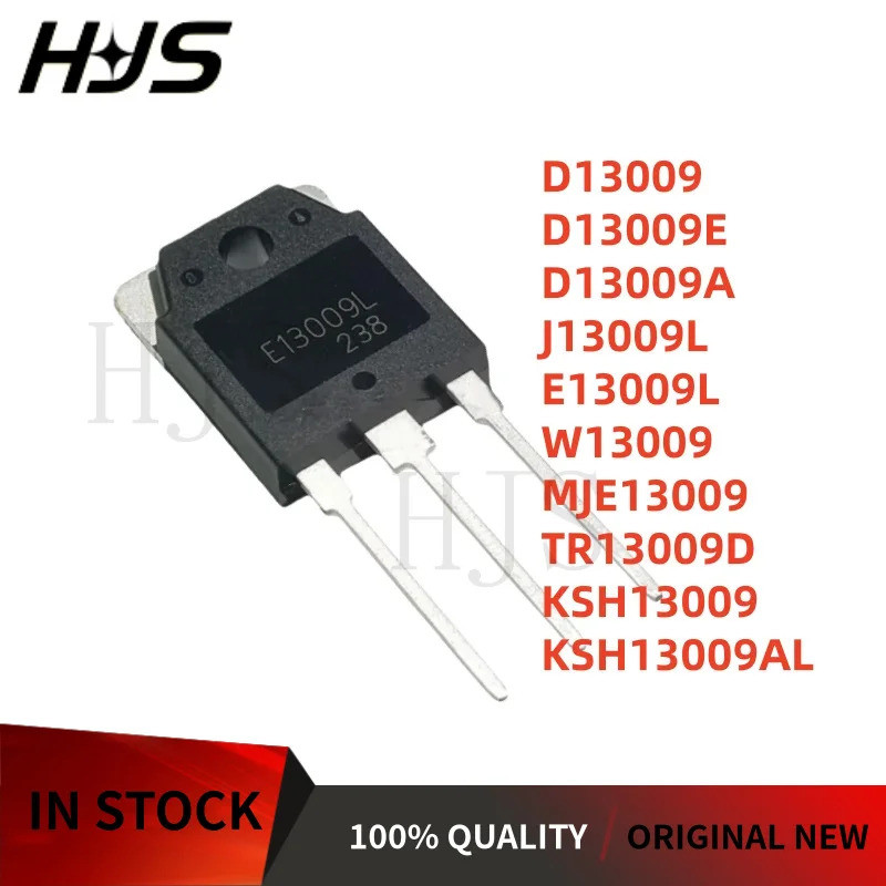 5 CHIẾC KSH13009 D13009A TR13009D D13009 E13009L J13009L W13009 KSH13009AL D13009E MJE13009 TO-3P Hi