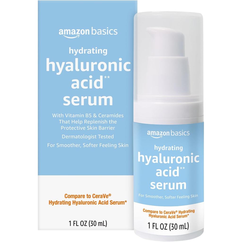 Basics Hydrating Hyaluronic Acid Serum, 1 Ounce chất lỏng, 1 gói